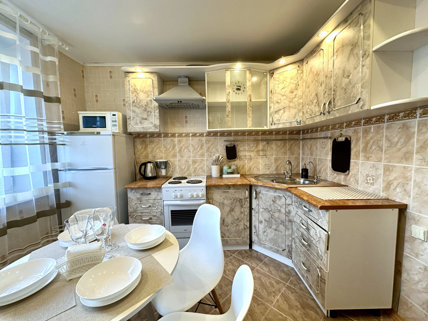 Апартаменты для большой компании рассчитаны на 8 гостей