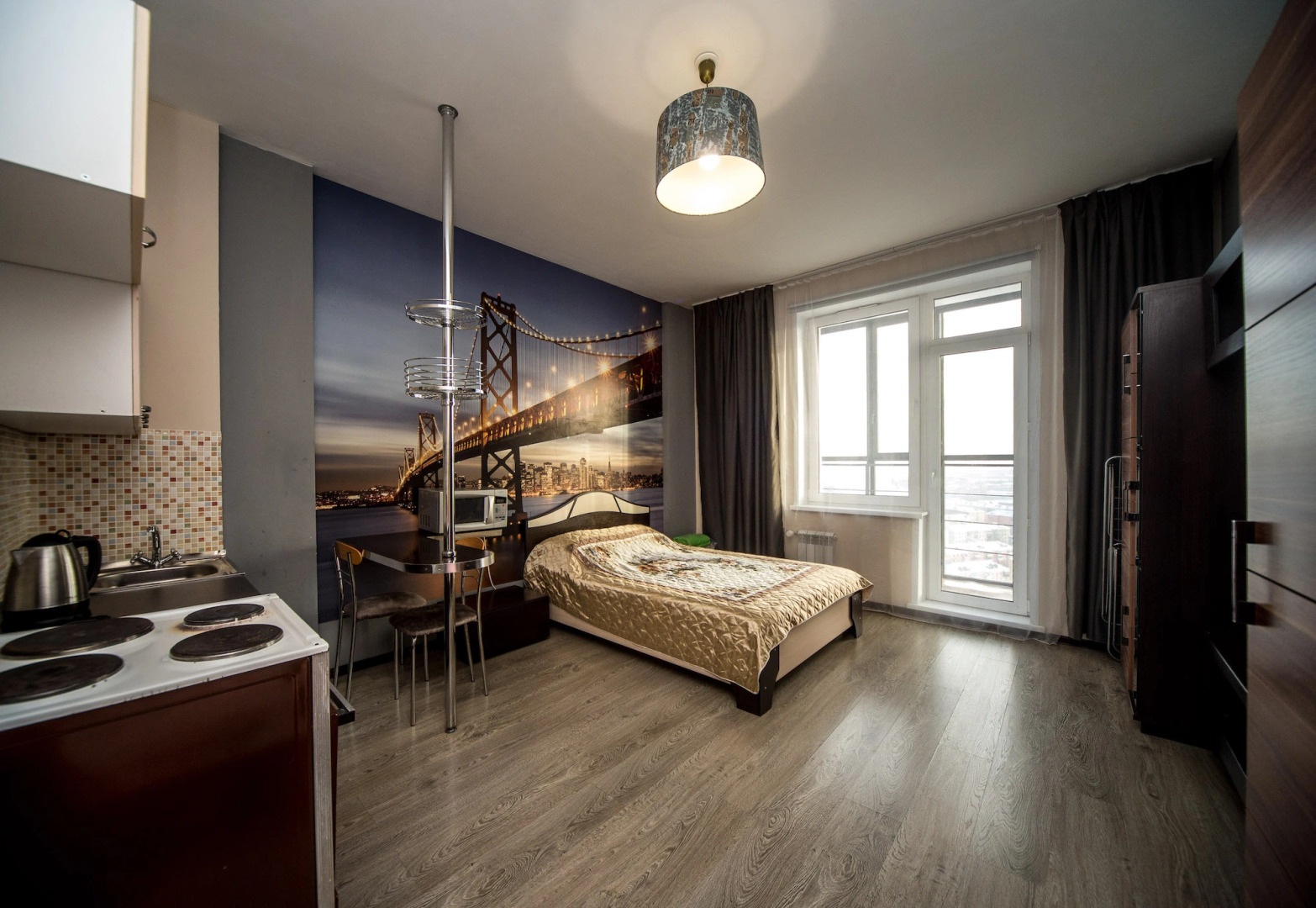 Квартира на 22 этаже с видом на город