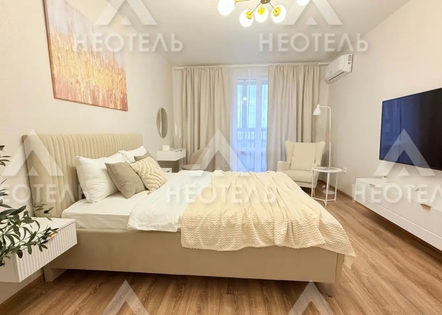 Квартира сети Неотель рядом с Московским проспектом, ОКБ, трассой М4