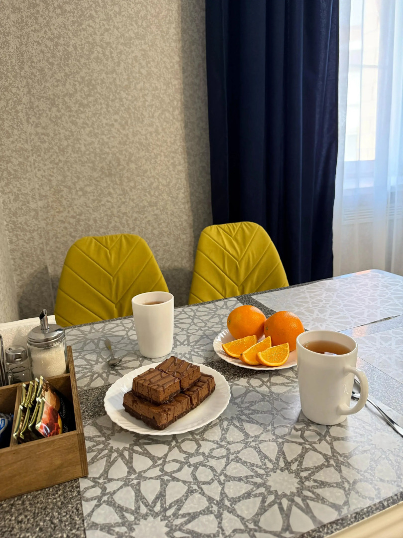 Квартира Стильная уютная евродвушка недалеко от аэропорта на 4 человек