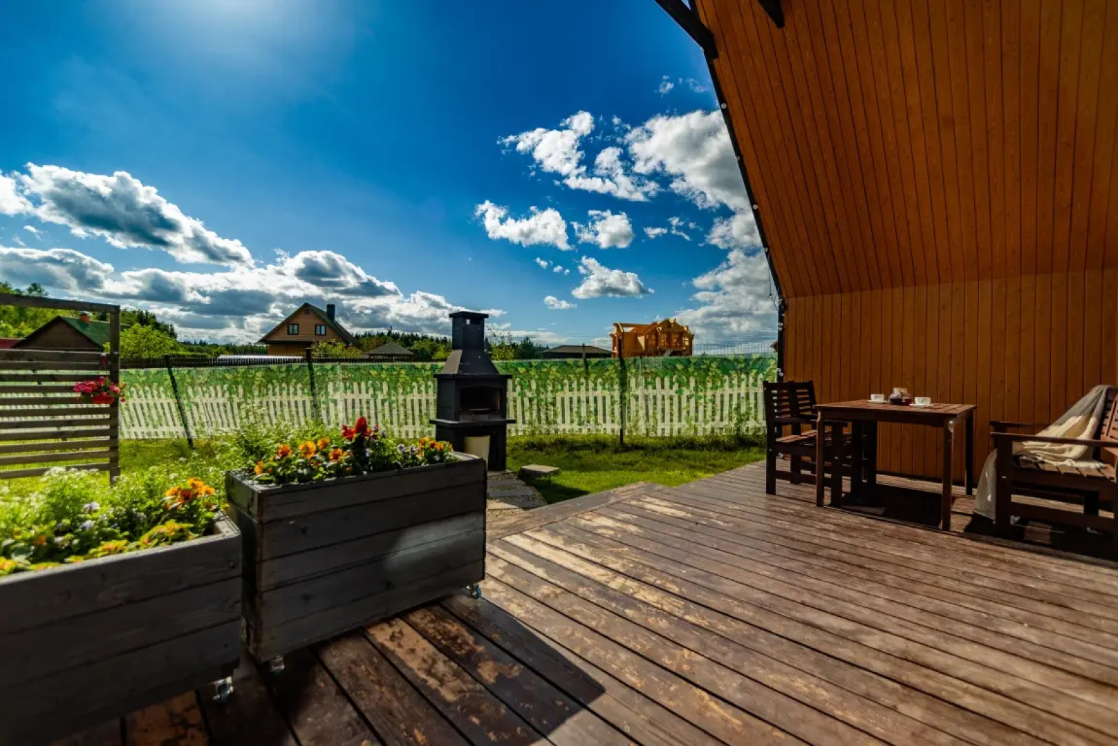 Частный Дом Барнхаус №5 с дровяной баней и горячим Чаном на 6 человек