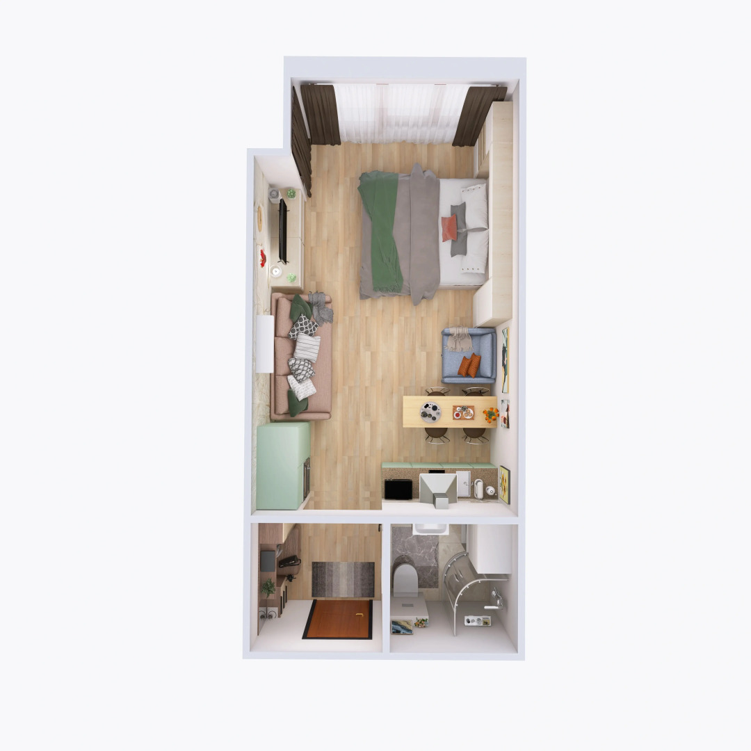 Апартаменты с видом на Москву 5