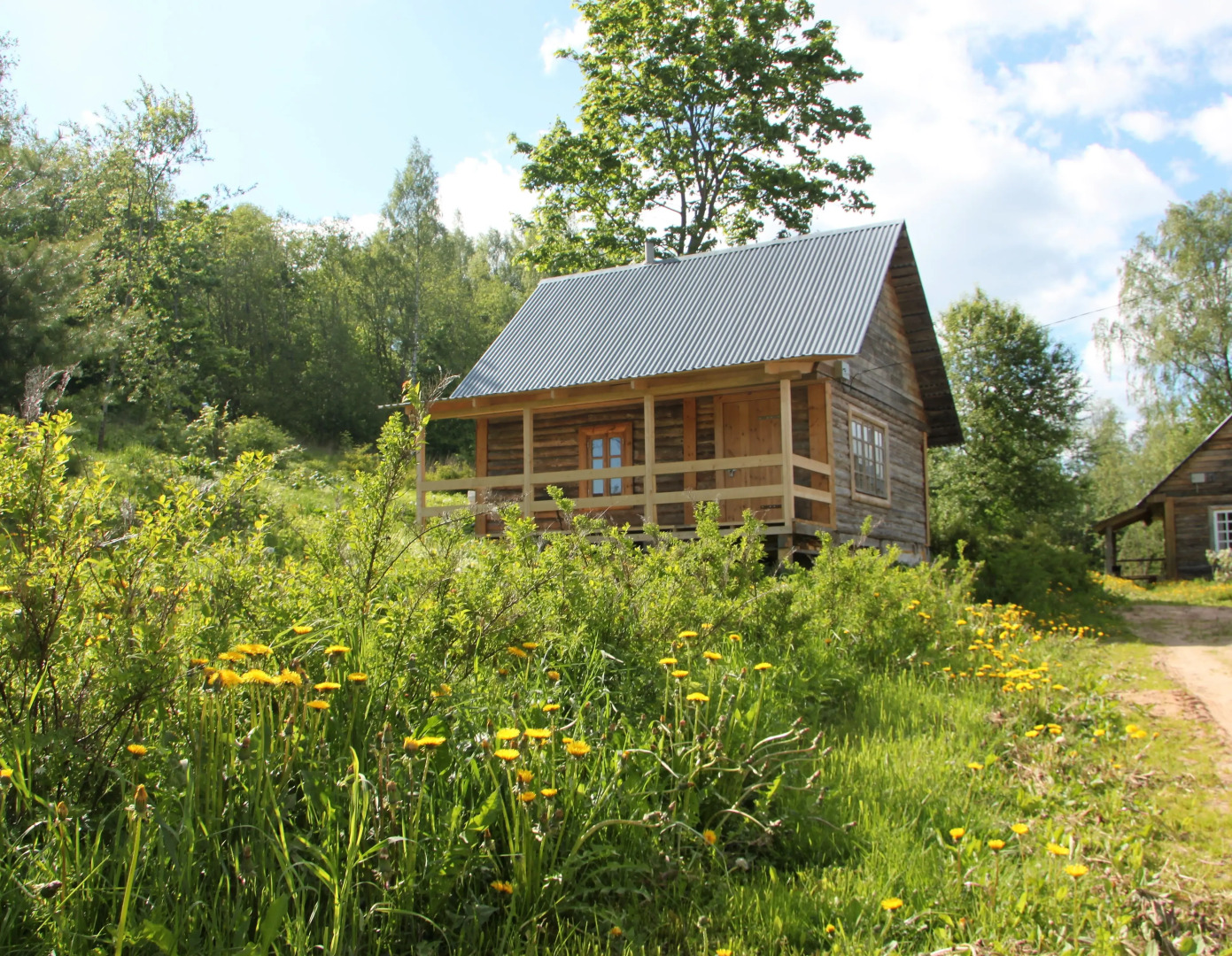 Бунгало Изба Пасечника трехместная. Хутор Медовый.