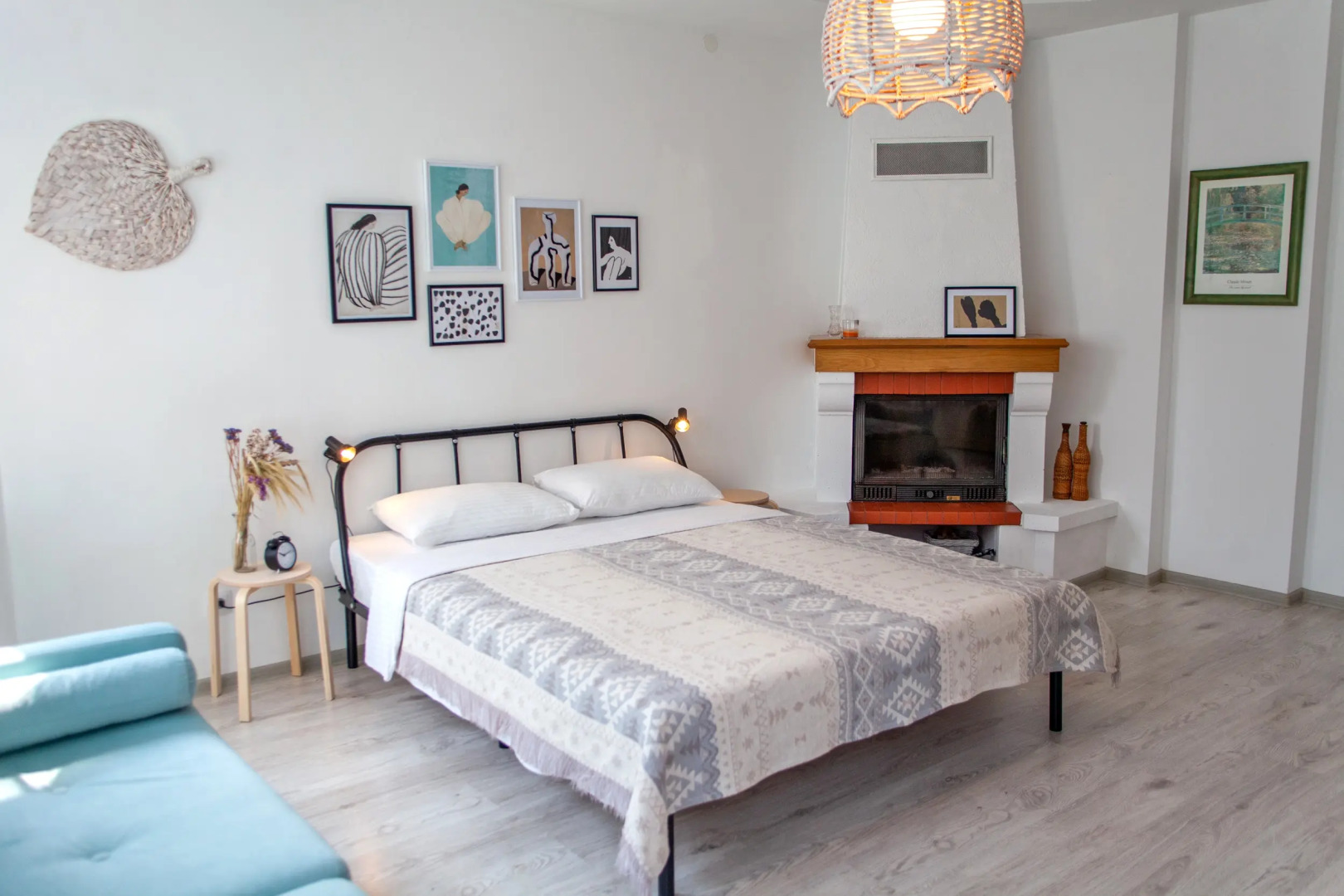 Апартаменты с камином в Амалиенау