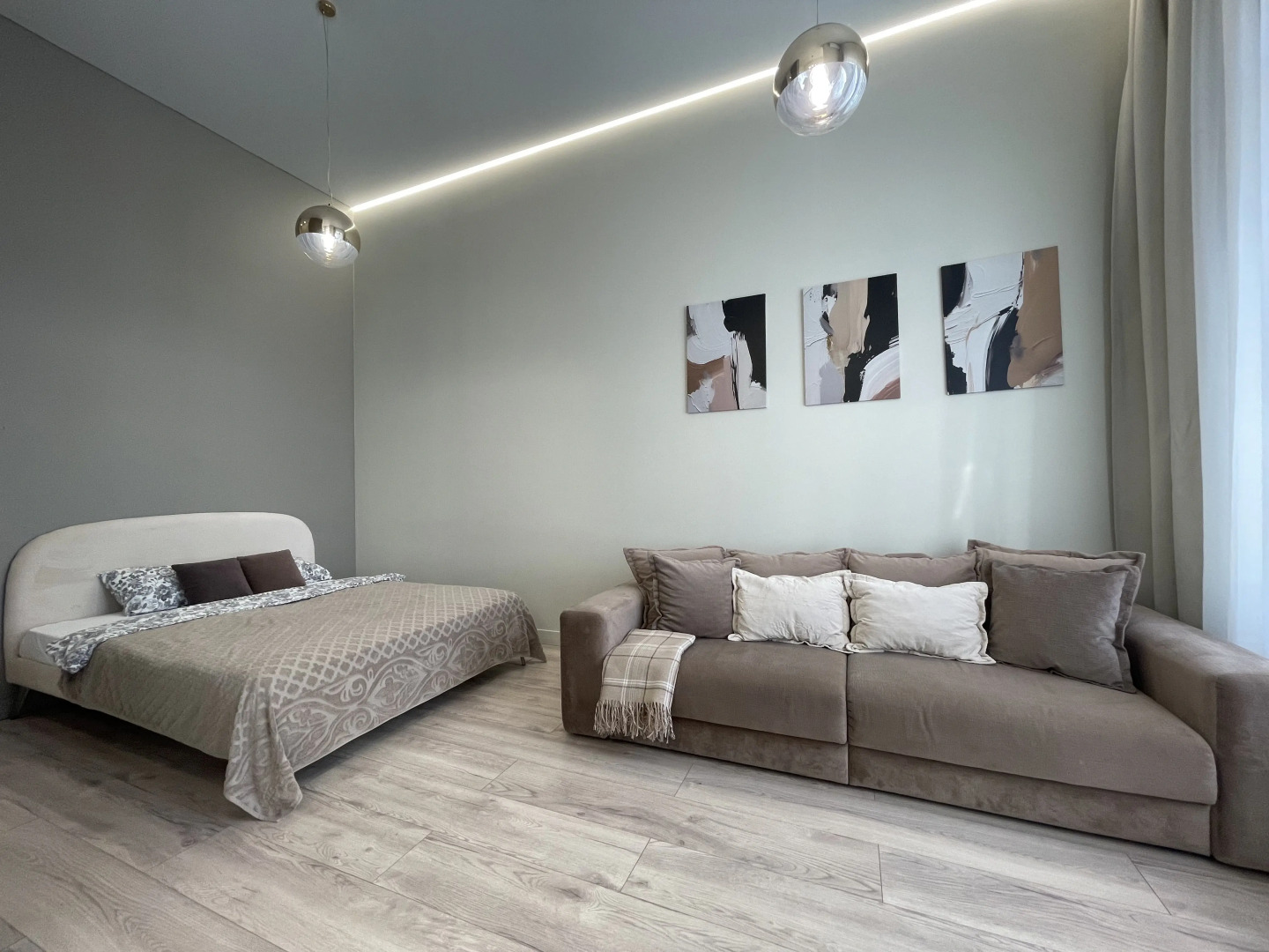 Апартаменты Люкс с Красивым Видом Пентхаус Mix