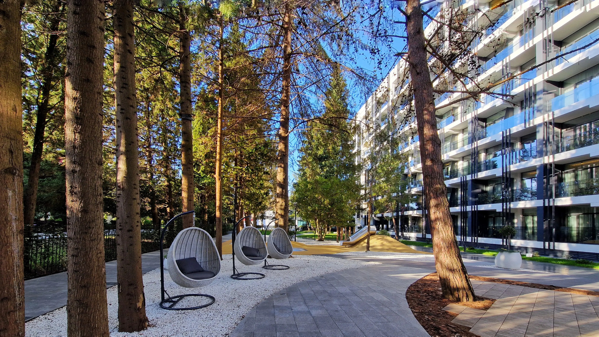 Апартаменты в отеле с всесезонным бассейном