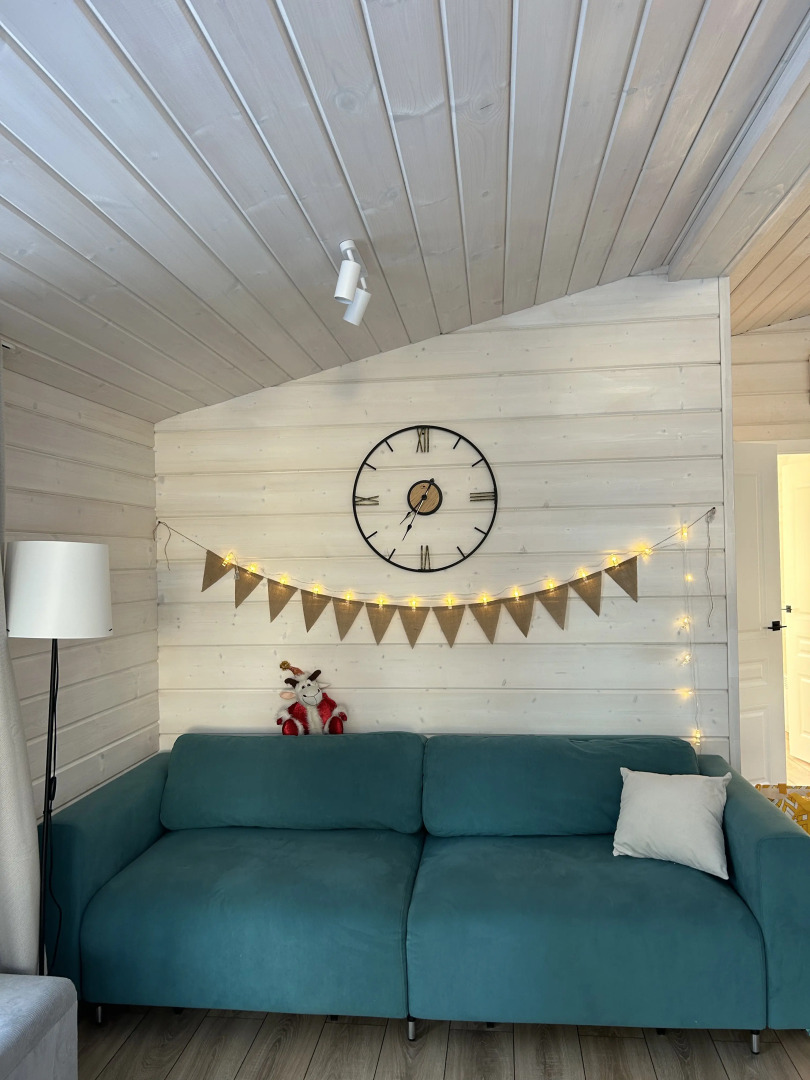 Частный дом у озера с террасой Сосновый дом