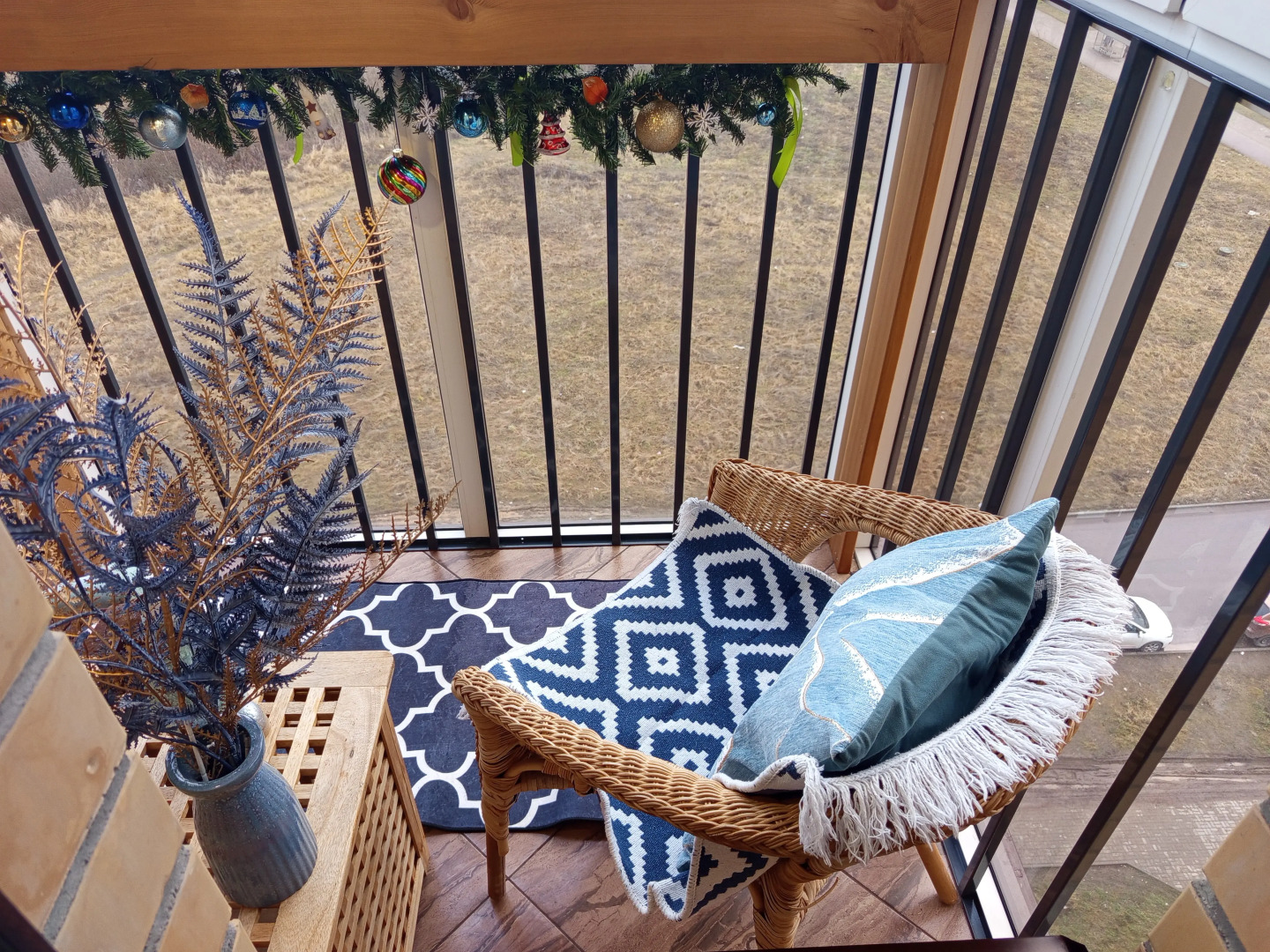 Квартира Студия с видом на город