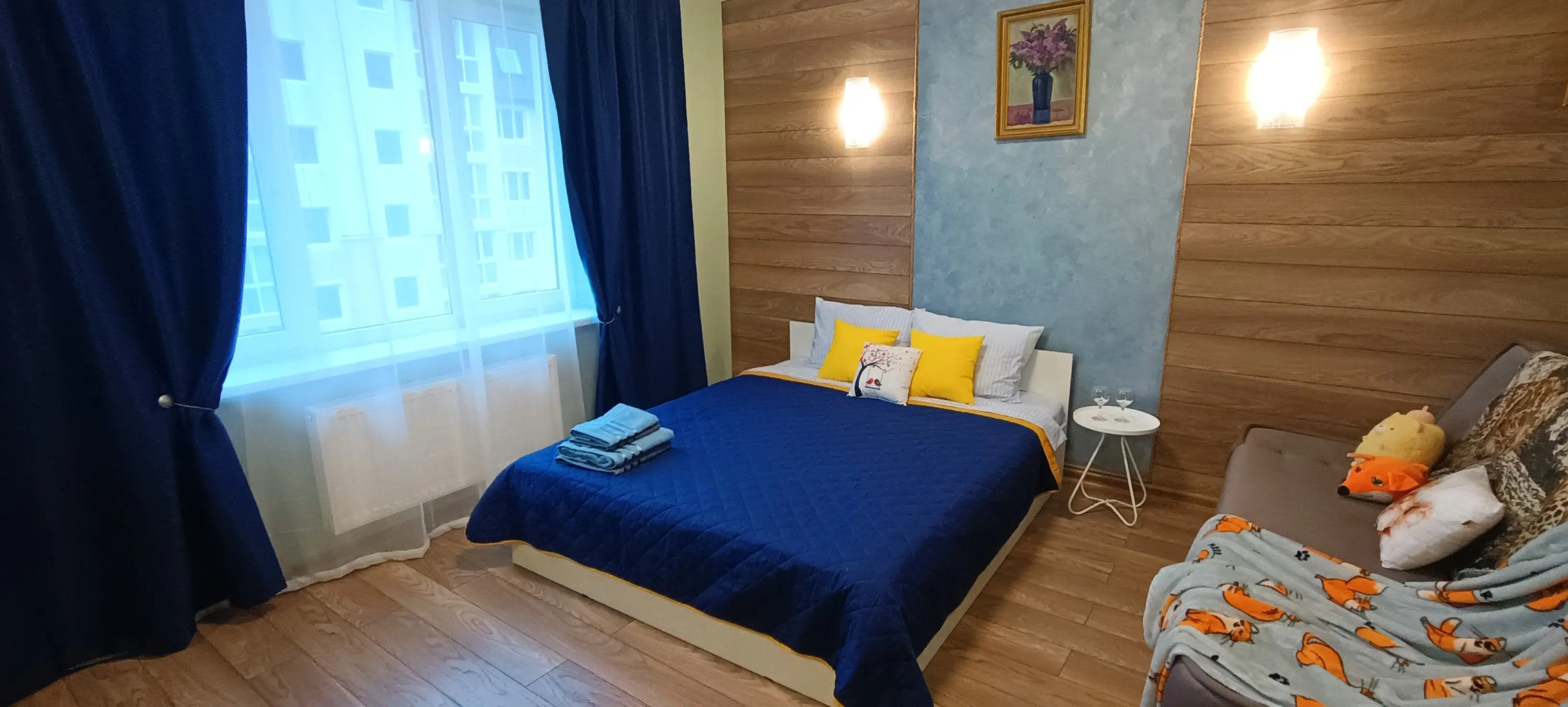 Апартаменты Новый дом, рядом с морем, 2 отдельные комнаты