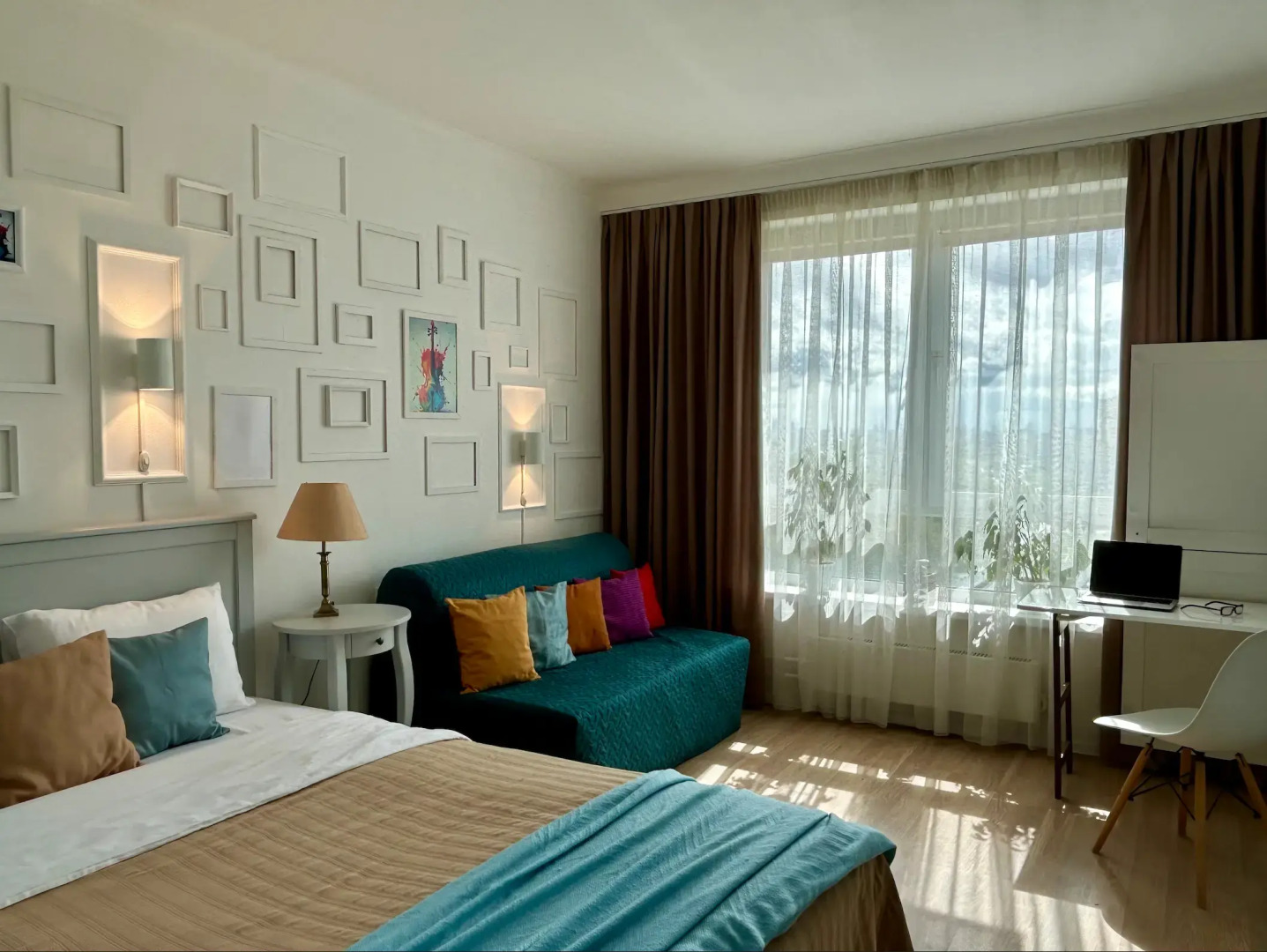 Апартаменты Акварели дизайнерские с видом на Останкино