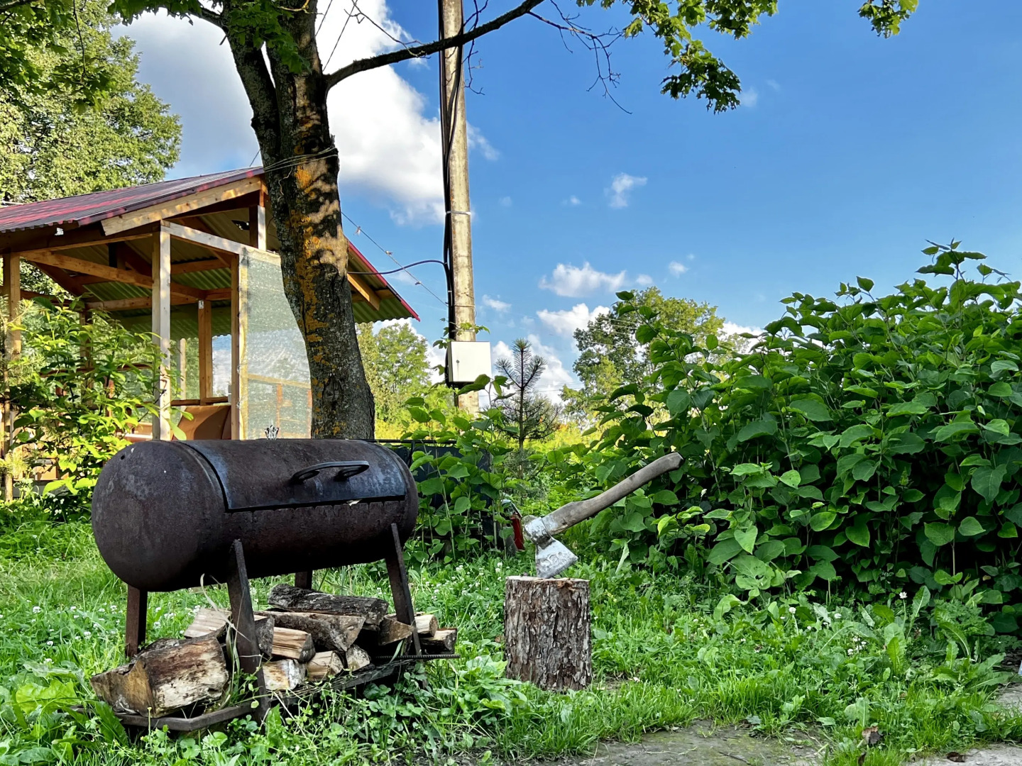 Гостевой дом Загородный дом с русской печкой на опушке леса