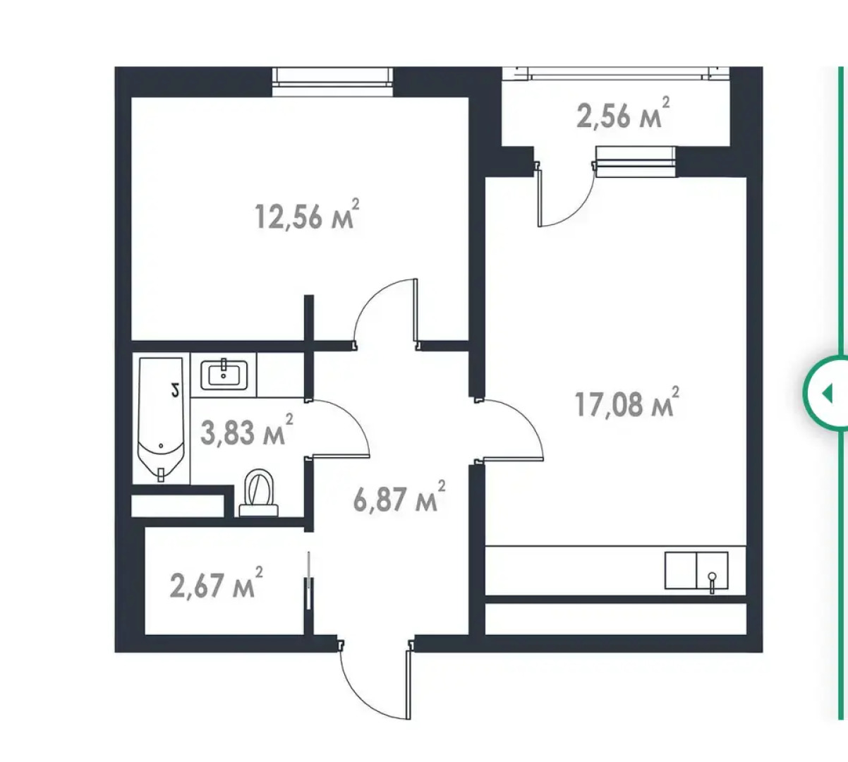 Квартира в Доброграде