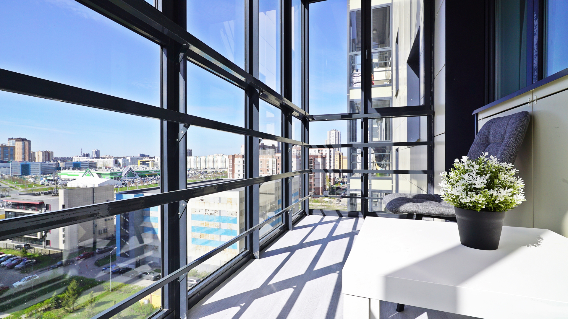 Квартира у Ривьеры с видом на колесо обозрения