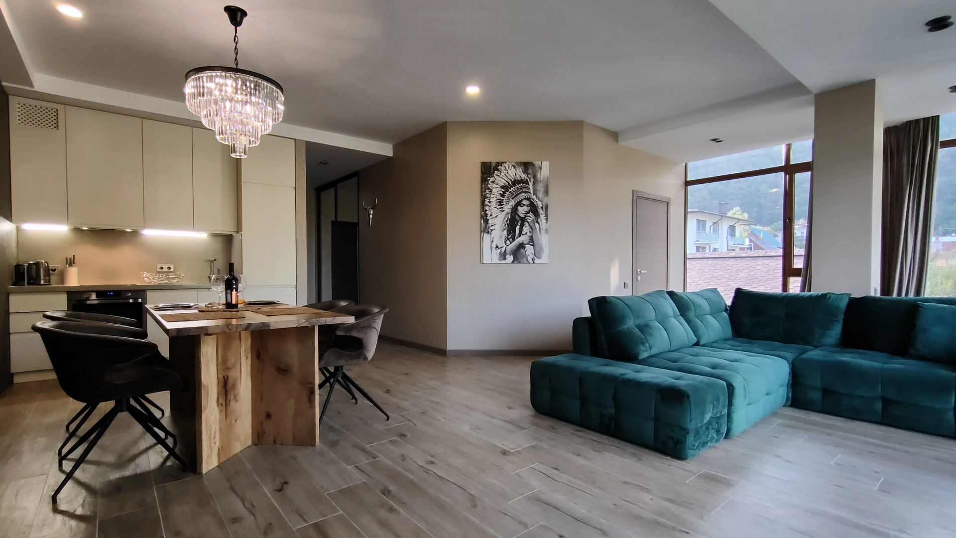 Апартаменты с Панорамным Видом на Горы по всему периметру. Красная Поляна Центр