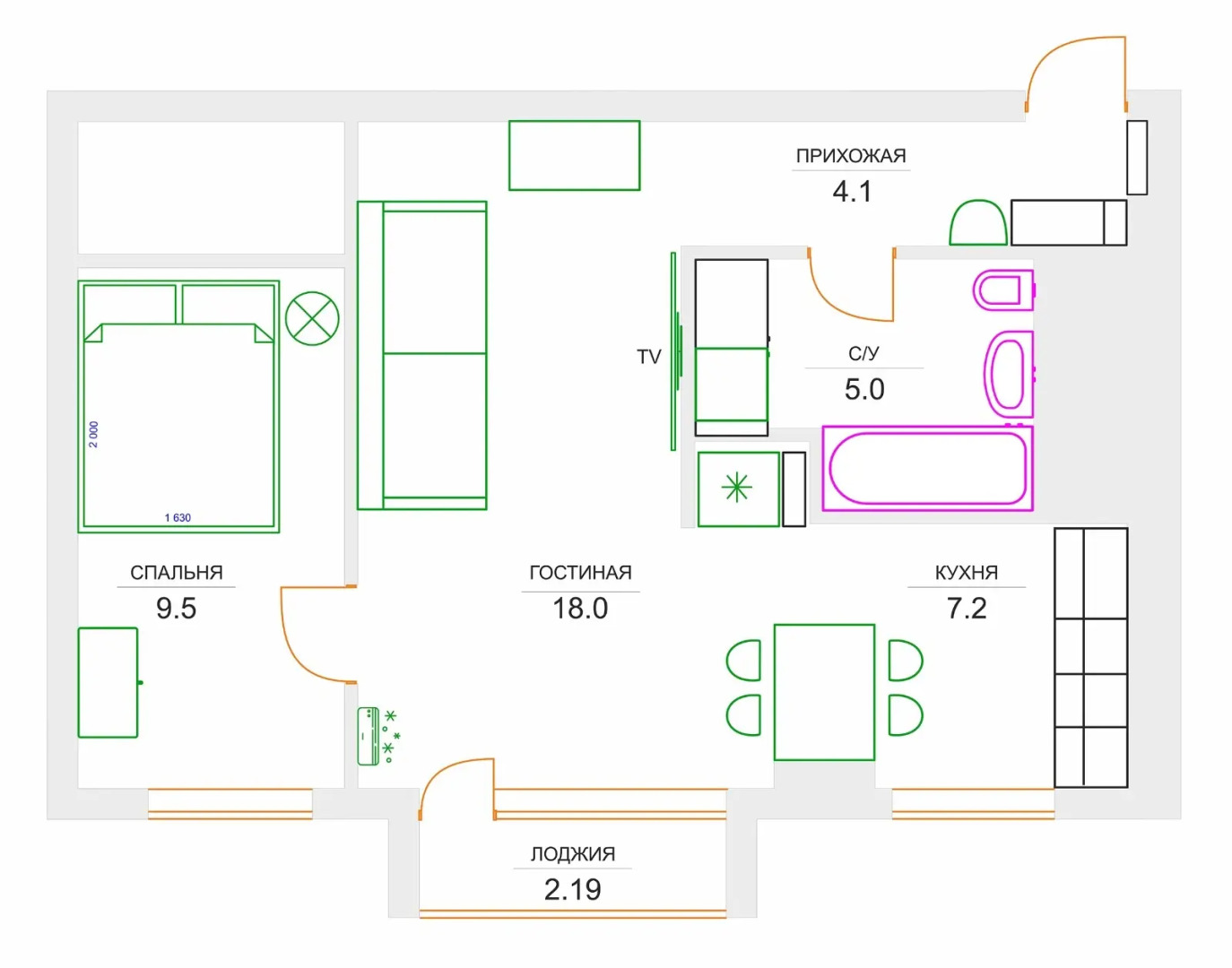 Квартира В историческом центре Екатеринбурга