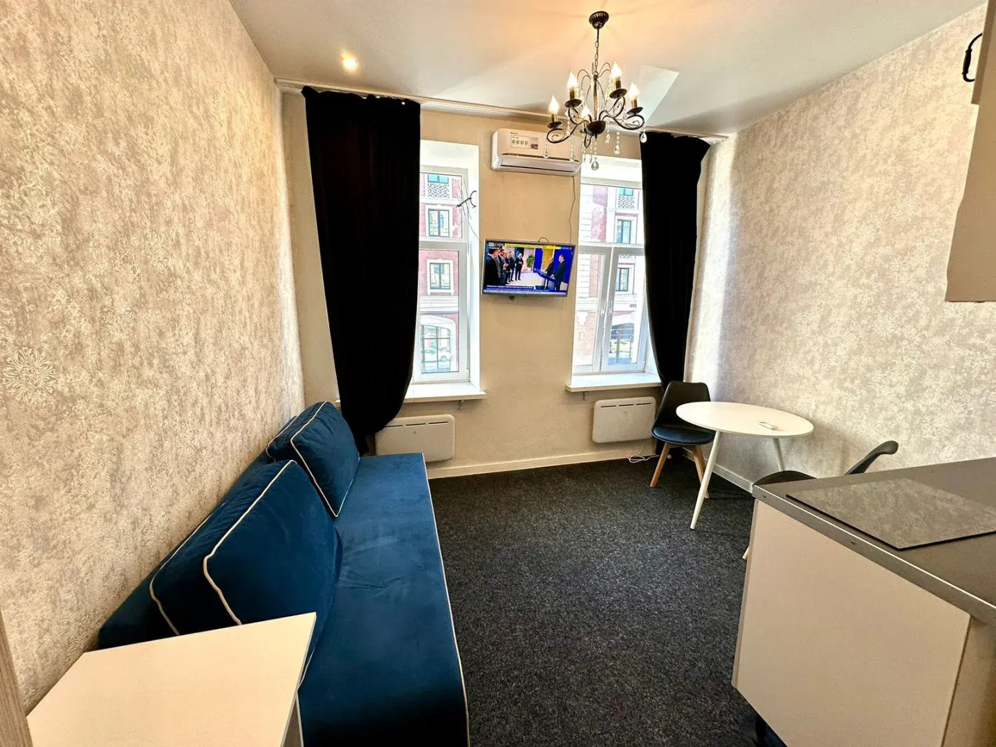 Квартира Студия с дизайнерским ремонтом