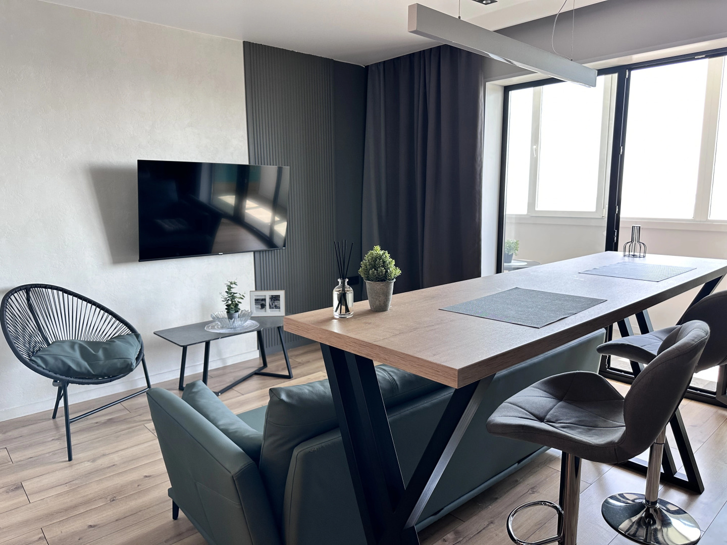 Апартаменты с видом на море и мосты