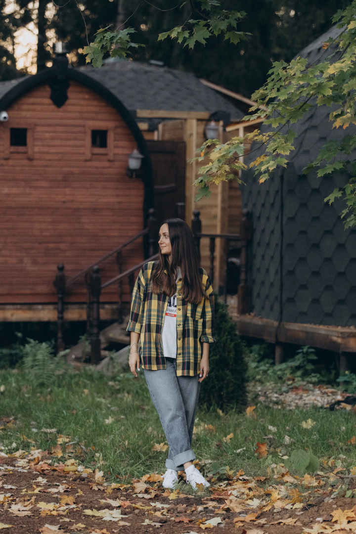 Шале Сфера Агат в лесу на Живописной улице