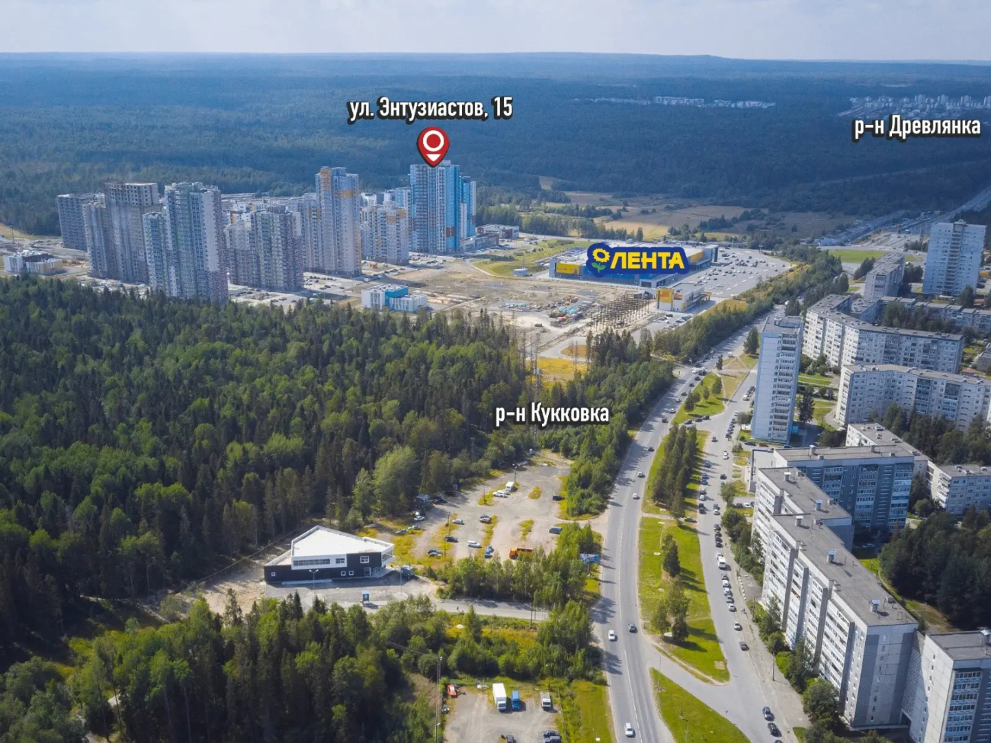 Апартаменты "DaRent Karelia" на Энтузиастов 15