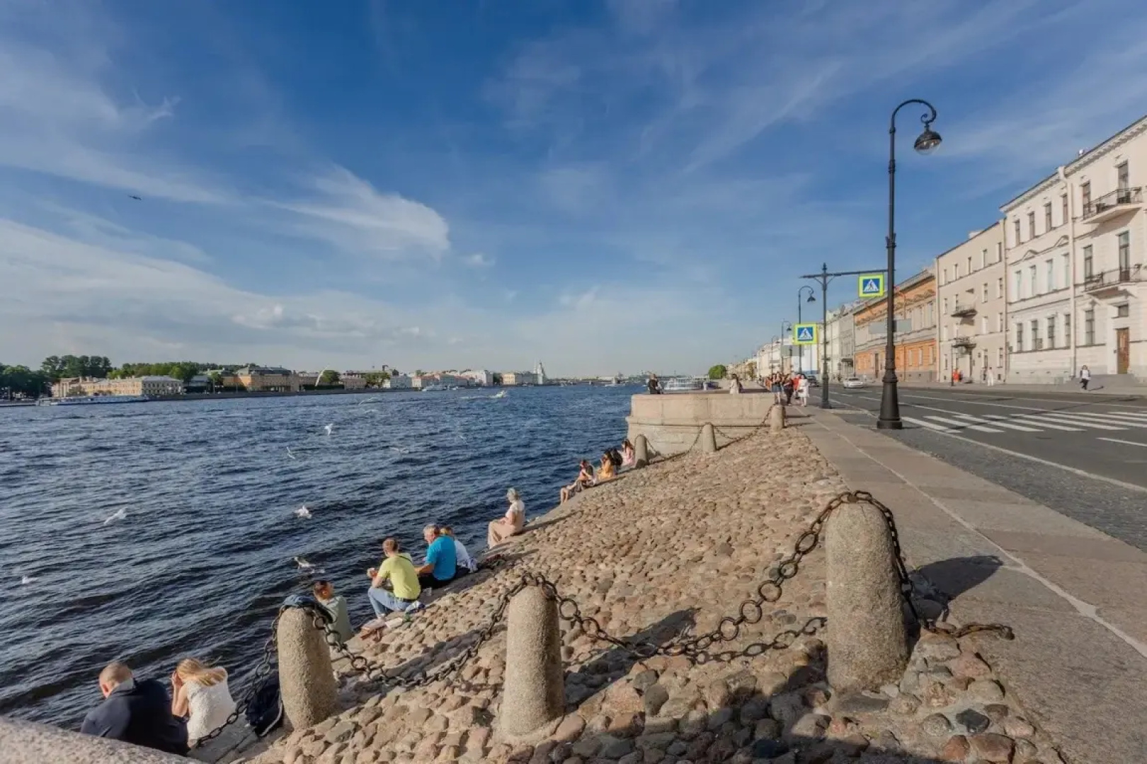 Апартаменты a.m. Rooms Neva Balcony (Angliyskaya Naberezhnaya)
