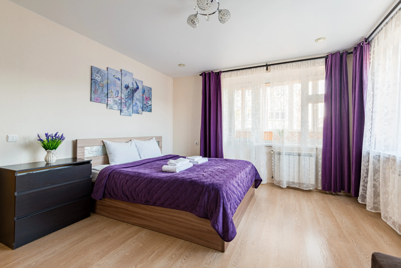 Квартира 1-к у залива на Маркова 8/1 от RentAp, 4 сп.места