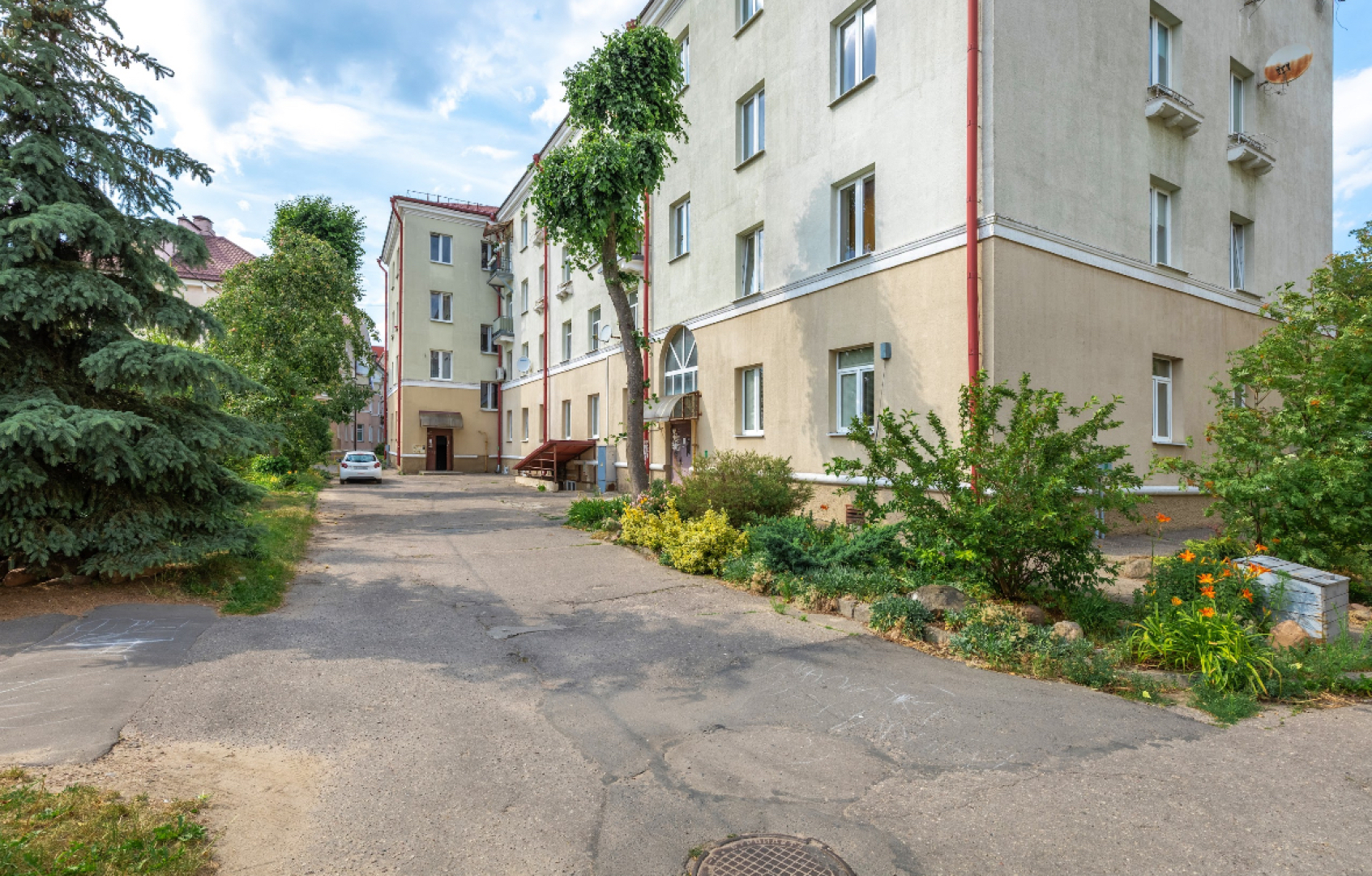 Квартира Трехкомнатная квартира с видом на город