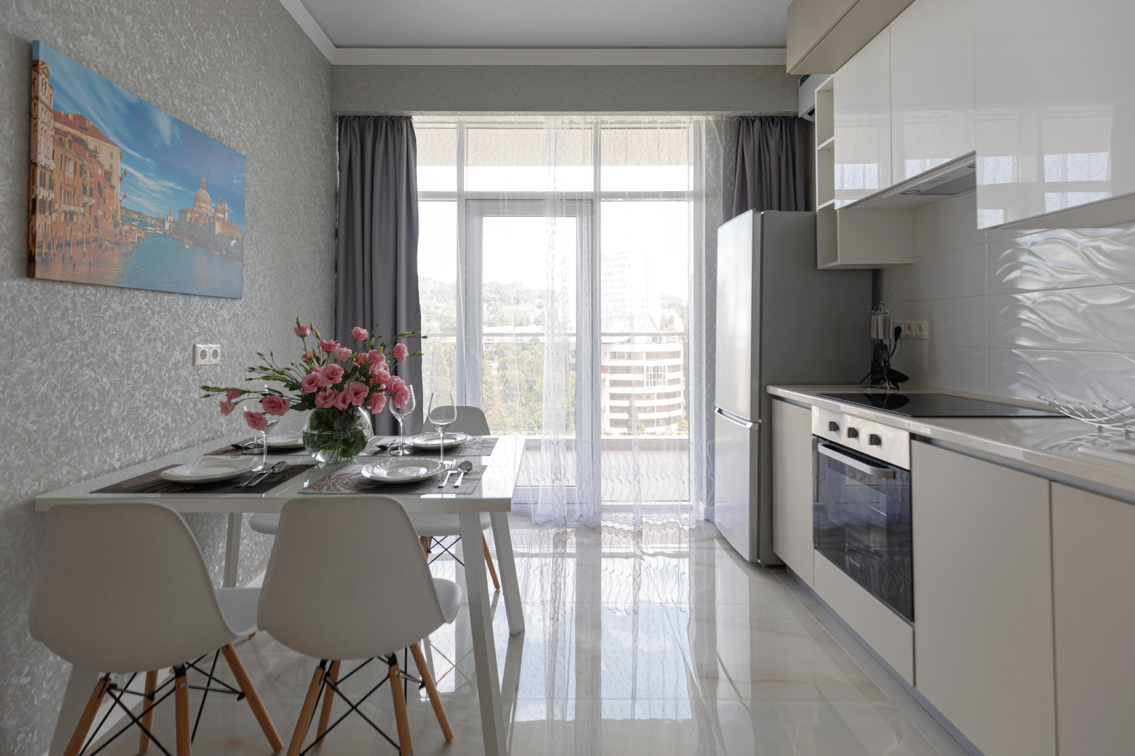 Апартаменты Red Apartments Светлана Парк Роза