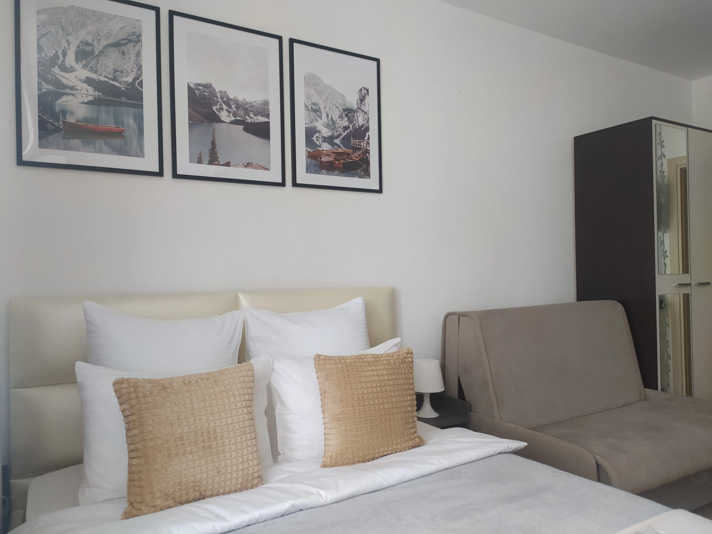 Квартира Современная Студия 29 м2 с Зоной Отдыха на Балконе