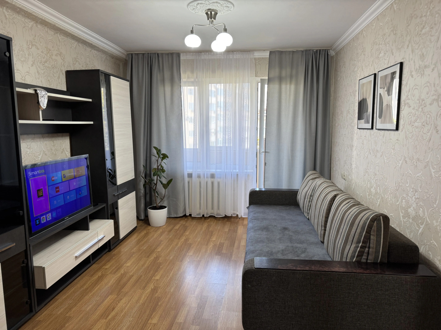 Апартаменты Уютная светлая 2-комнатная квартира с видом на Машук