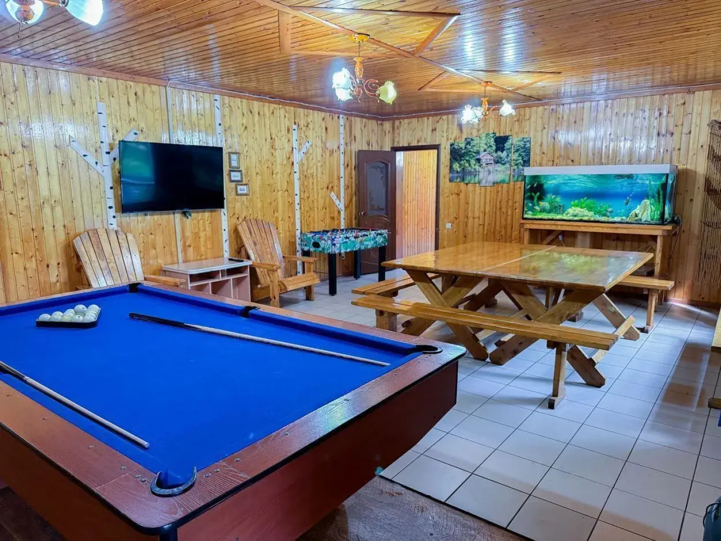 Частный дом с баней и бассейном