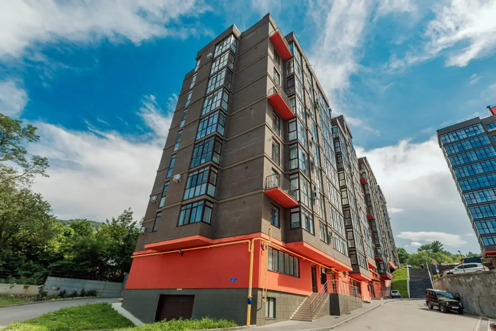 Апартаменты Гортензия Ирины Савельевой в парке с видом на горы