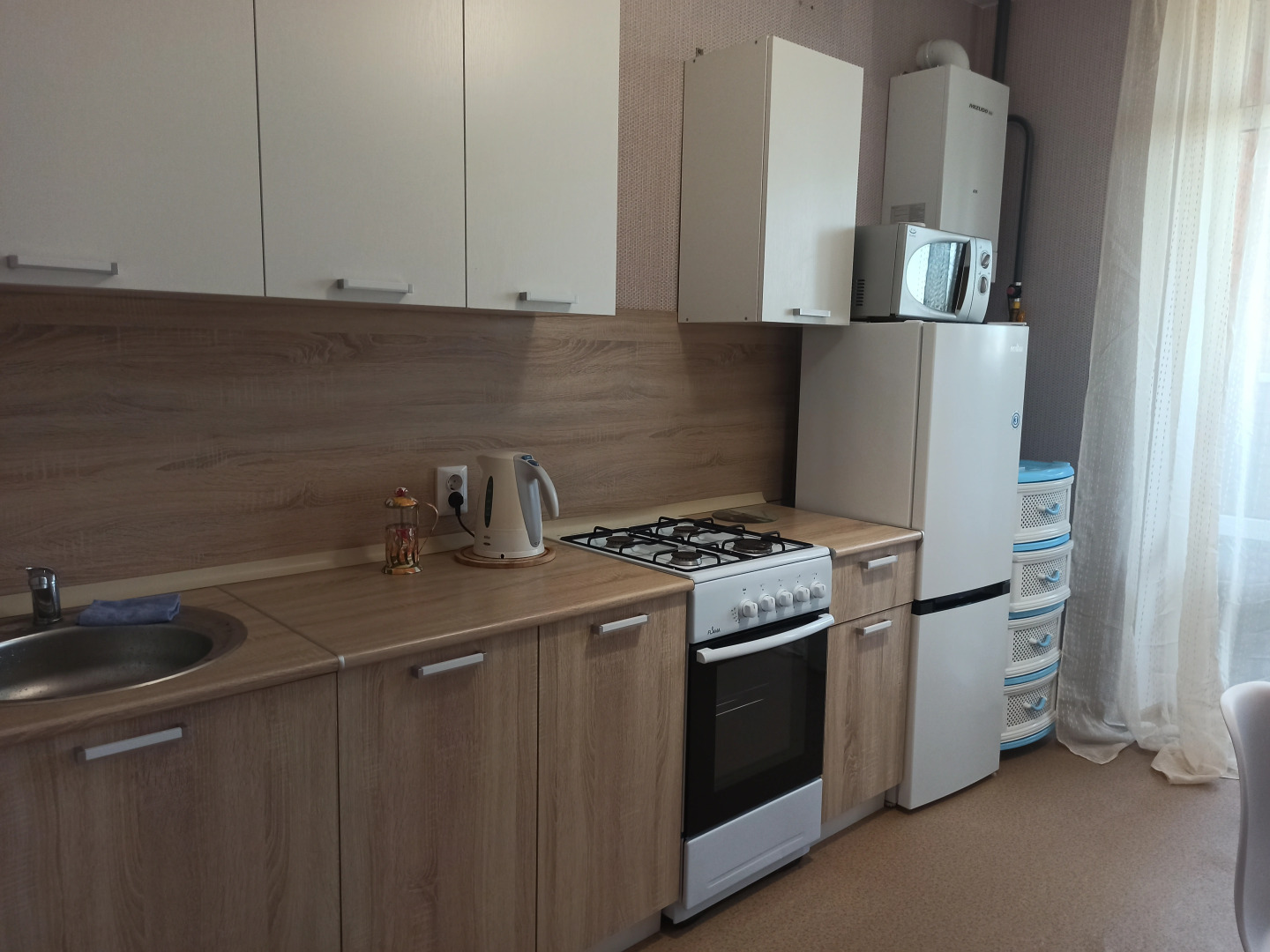 Квартира с видом на пойму реки Царица