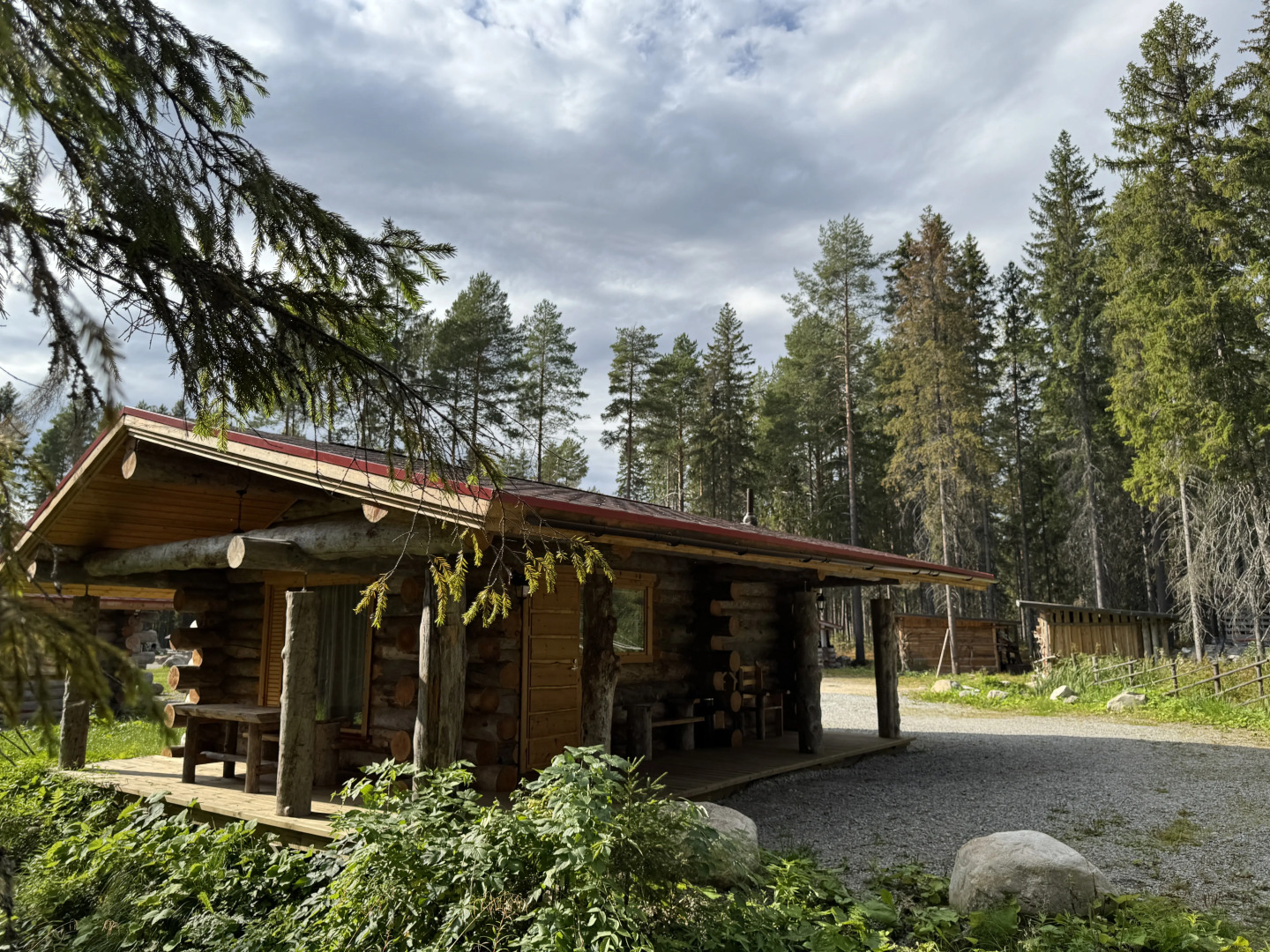 Коттедж Карелия Медвежка с Видом во Внутренний Двор