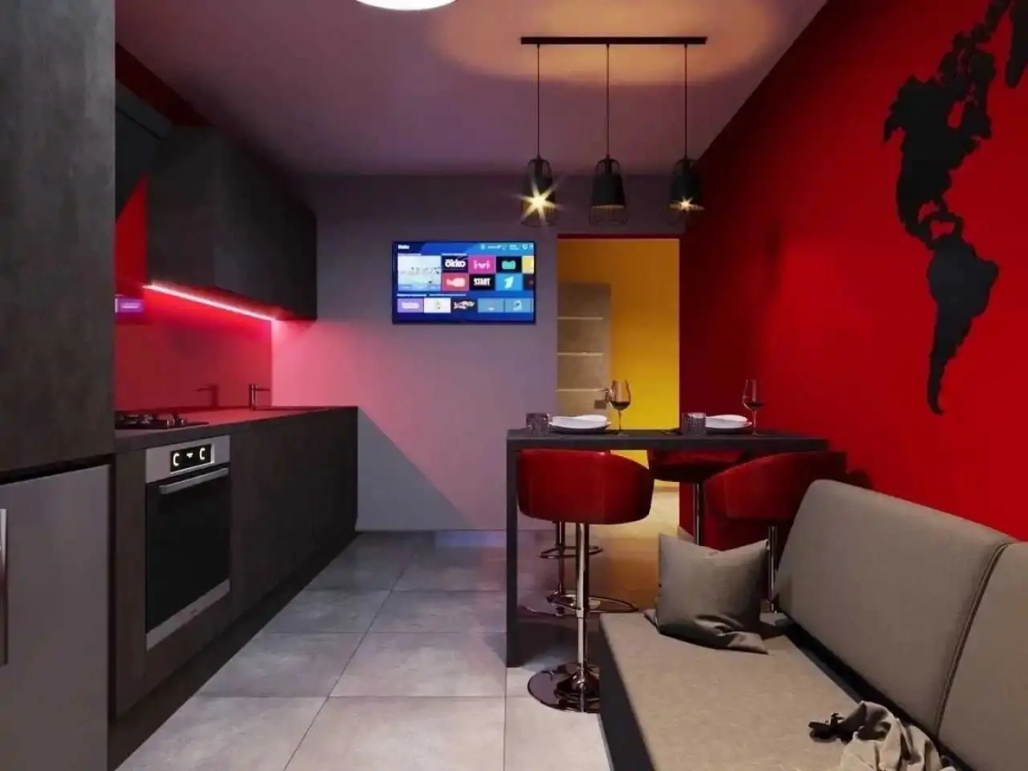 Квартира с дизайнерским ремонтом на Ломоносова 43