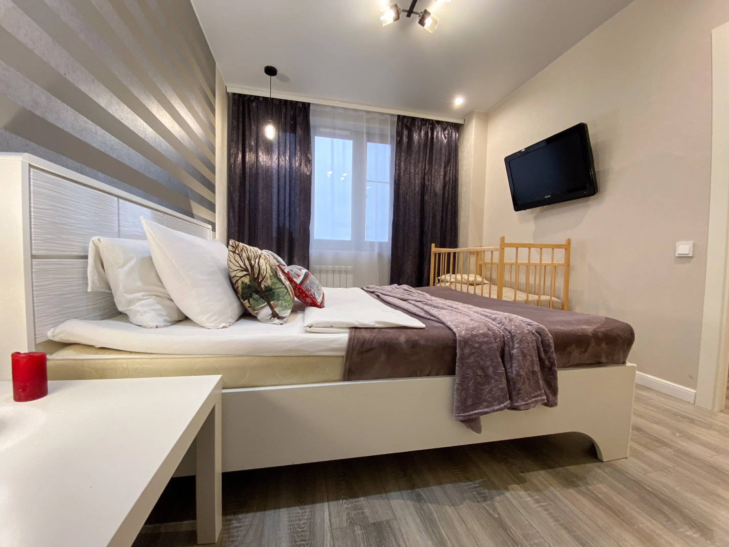 Апартаменты в центре с видом на Волгу