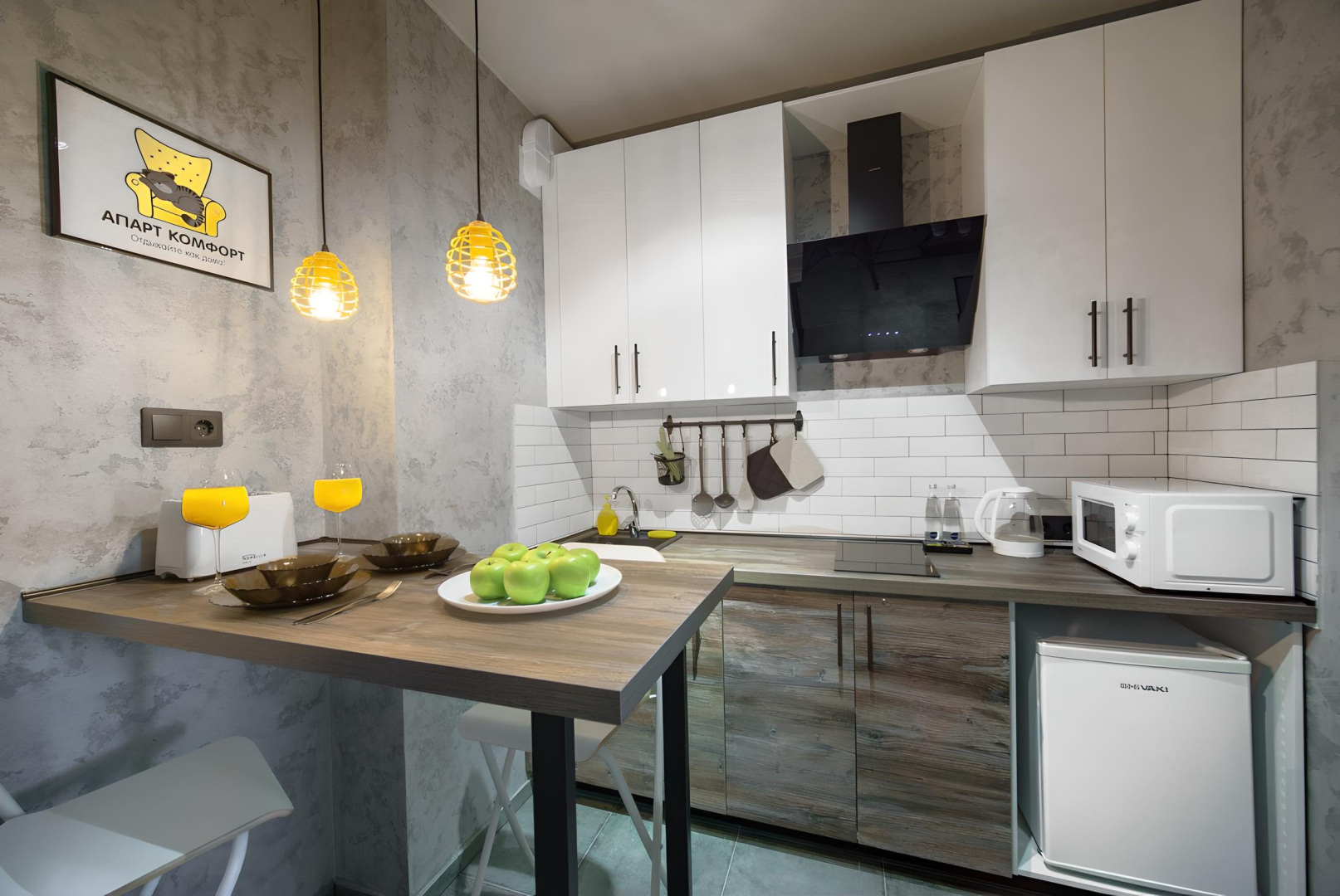 Квартира Студия Апарт Комфорт Лофт-Дизайн в ЖК Мозаика