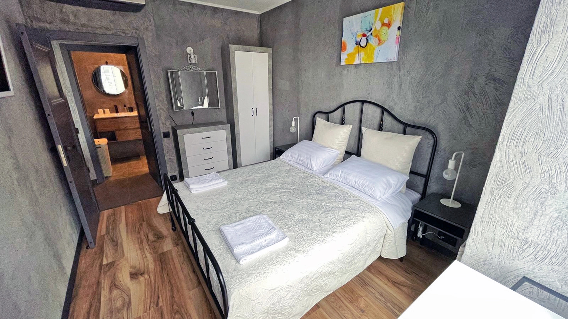 Апартаменты Уютные апартаменты Prime Grey в ЖК Савеловский Сити в центре Москвы