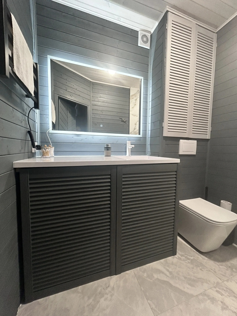 Частный Дом Баня с Собственной Террасой