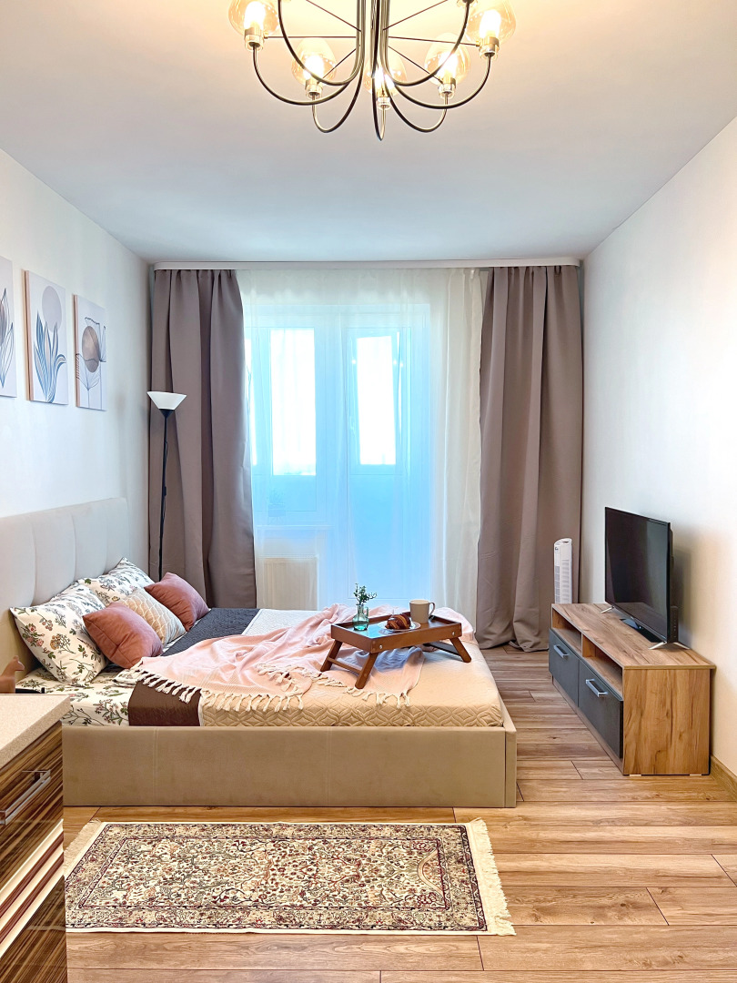 Апартаменты Granada Уютная студия в новом ЖК Шекспир с красивым видом на город