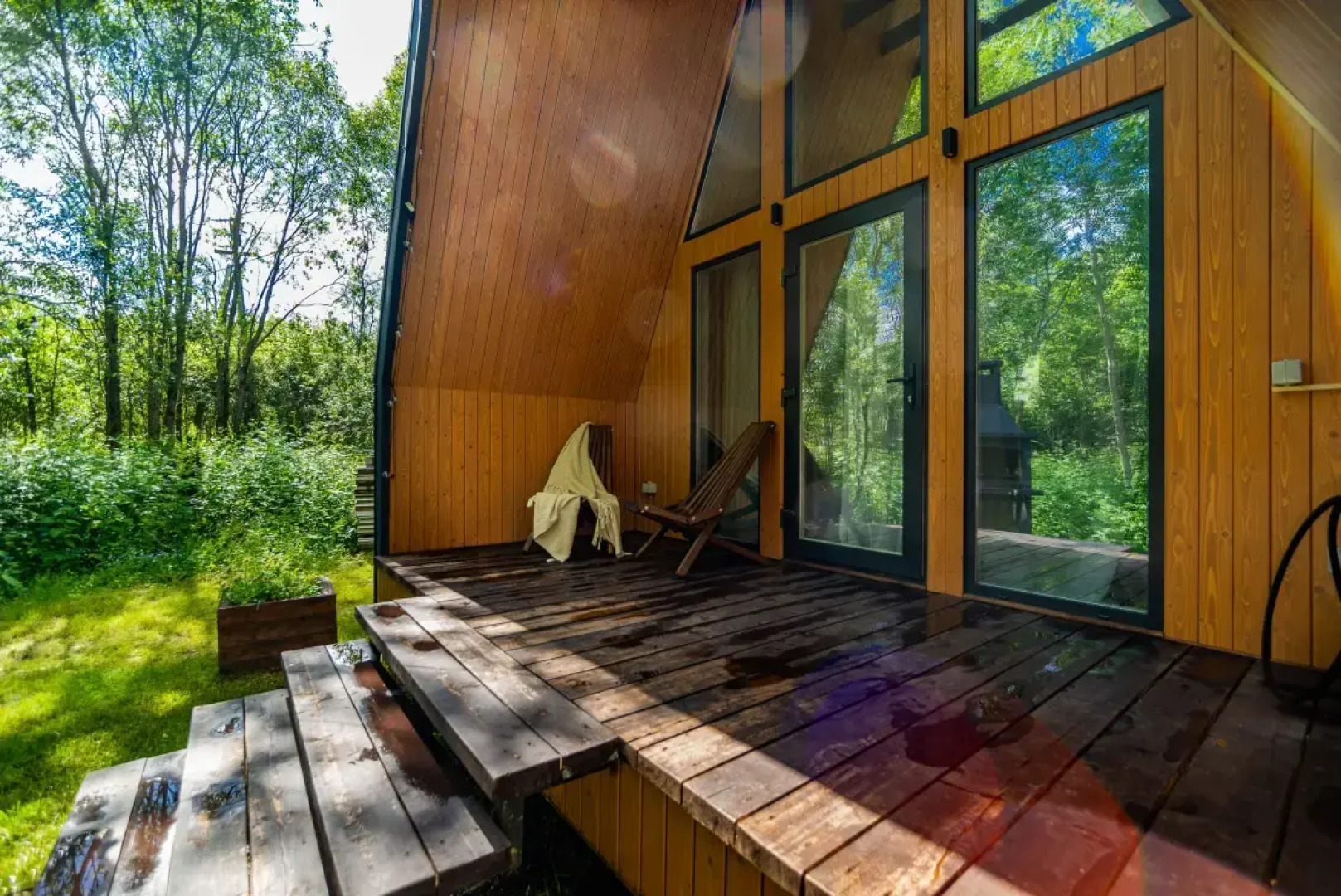 Частный Дом Афрейм с видом на лес №4