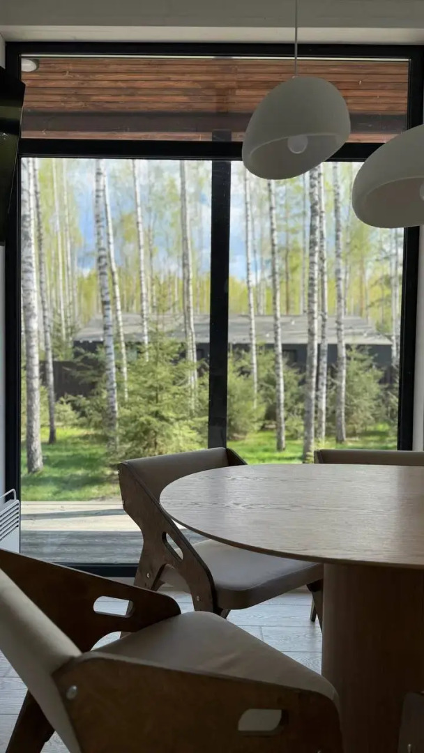 Частный Дом Панорамный В Лесу С Сауной И Чаном