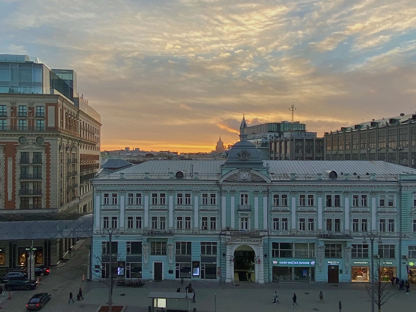 Апартаменты большие у Кремля с видом на Тверскую