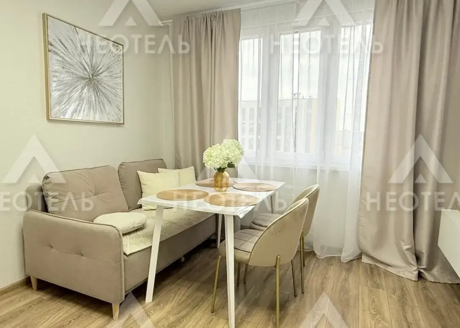 Квартира сети Неотель рядом с Московским проспектом, ОКБ, трассой М4