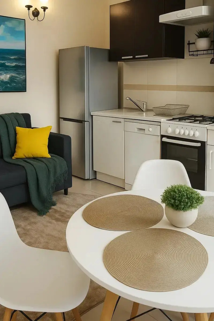 Квартира Уютная студия в центре города рядом с парком и Елисеевским пляжем