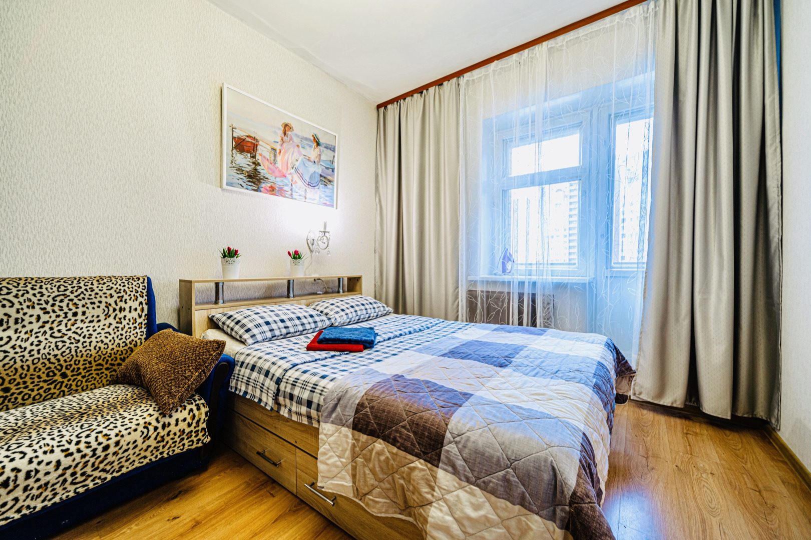 Апартаменты Однокомнатная квартира на  улице Ленсовета