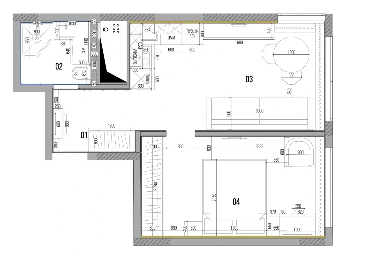 Квартира в стиле Neoclassiс