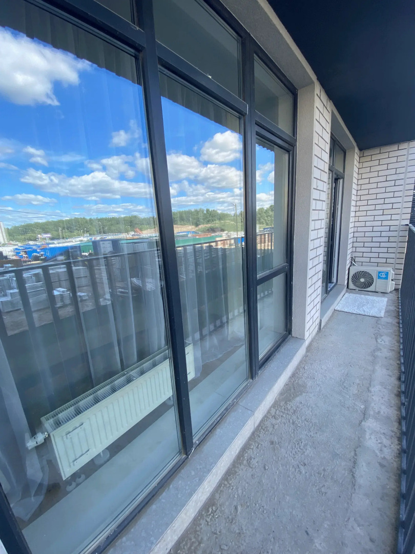 Квартира 1-к., 38,6 м², 2 кровати