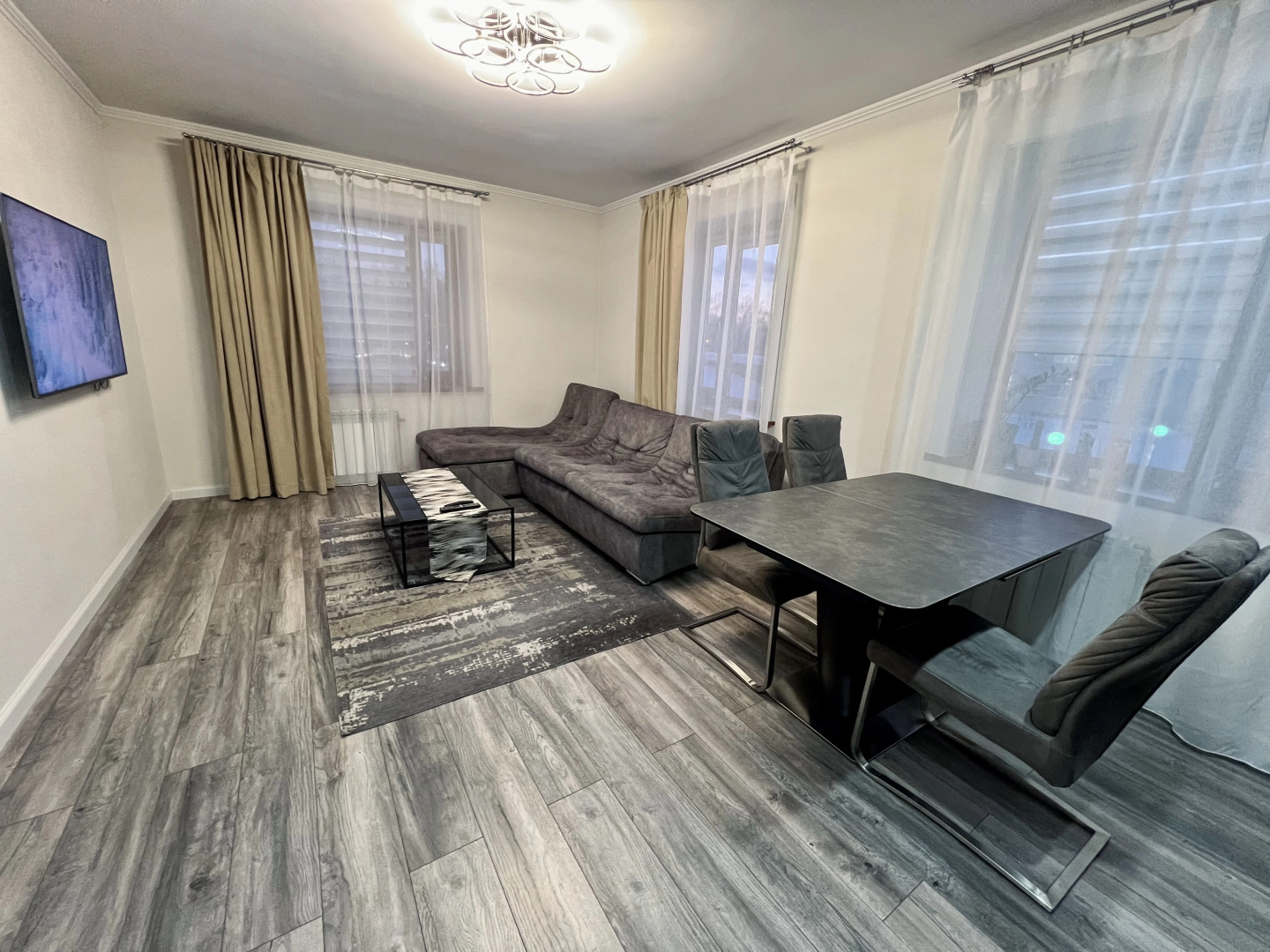 Апартаменты Двухкомнатная Студия Рядом с парком Гагарина