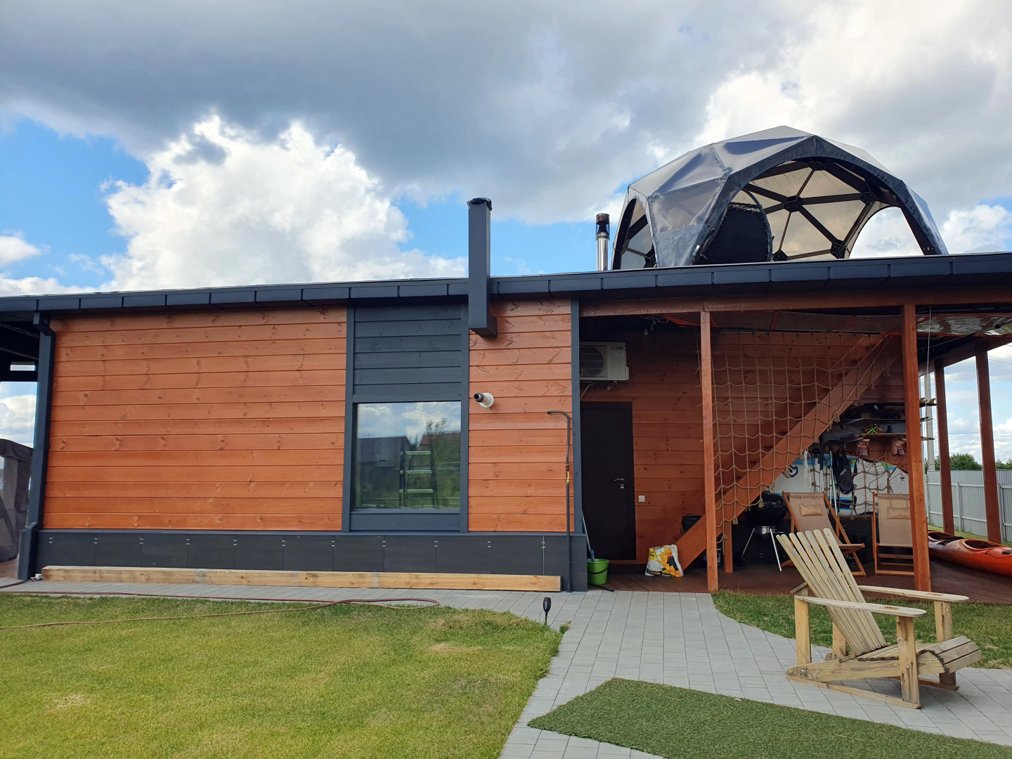 Частный дом Дом c сауной на берегу Волги