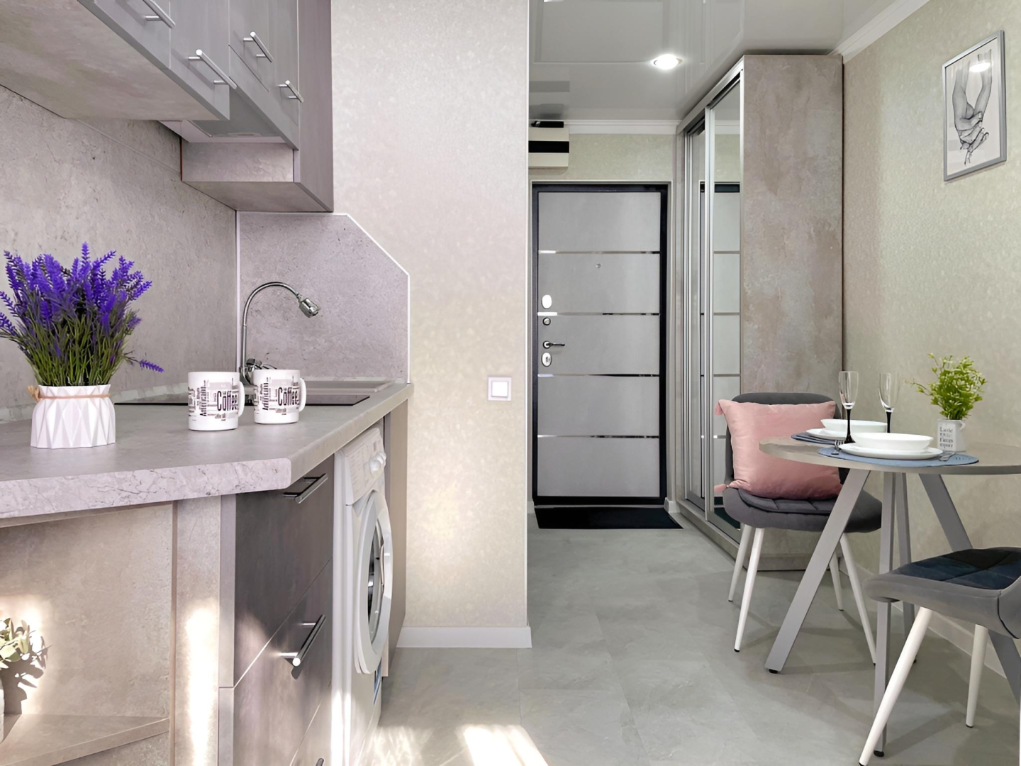 Квартира студия Ромашка мини